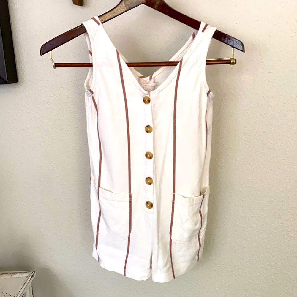 Girls O’neil linen romper